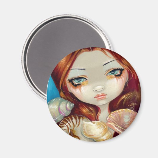 Magnet "Seashell Beauty" (Vorderseite/Rückseite)