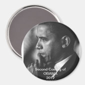 Magnet "Second Coming" von Präsident Barack Obama (Vorderseite/Rückseite)