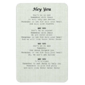 magnet sheet-Hey you - (Vertikal)