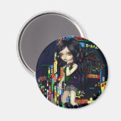 Magnet "Shinjuku Angel" (Vorderseite/Rückseite)