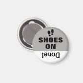 Magnet-Shoes für die Erinnerung der Aufgabenliste Magnet (Vorderseite/Rückseite)