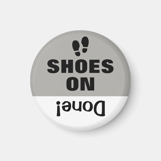 Magnet-Shoes für die Erinnerung der Aufgabenliste Magnet (Vorne)