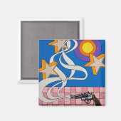 Magnet "Shootin' Starz" (Vorderseite/Rückseite)