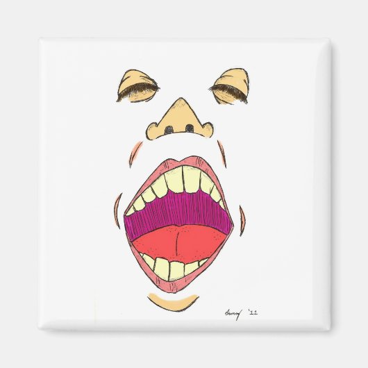 Magnet "Shout" (Vorne)