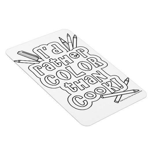 MAGNET SIE KÖNNEN FARBEN - ICH WÜRDE FARBEN ALS KO (Rechte Seite)