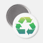 Magnet "Signieren von Pfeilen" gerecycelt (Vorderseite/Rückseite)