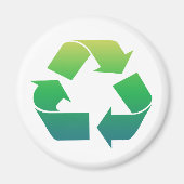 Magnet "Signieren von Pfeilen" gerecycelt (Vorne)