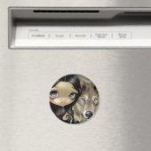 Magnet "Silver Mit Augen Wolf" (In Situ (Geschirrspüler))