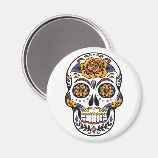 Magnet. Skelett. Magnet (Vorderseite/Rückseite)