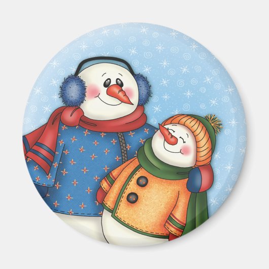 Magnet "Snow Friends" (Vorne)