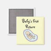 Magnet "Sonogram" (Vorderseite/Rückseite)