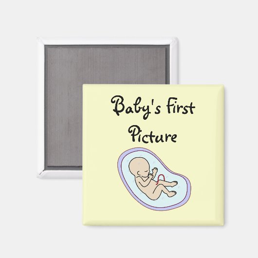 Magnet "Sonogram" (Vorderseite/Rückseite)