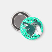 Magnet Spaß inspirierend Bunny (Vorderseite/Rückseite)