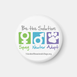 Magnet "Spay, Neuter, Adoptier"