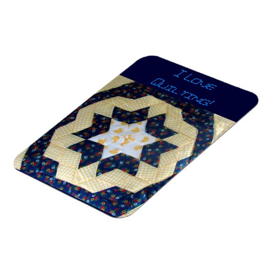 Magnet - Star Quilt Muster (Linke Seite)