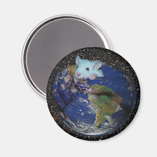 Magnet: Starry World Rat Magnet (Vorderseite/Rückseite)