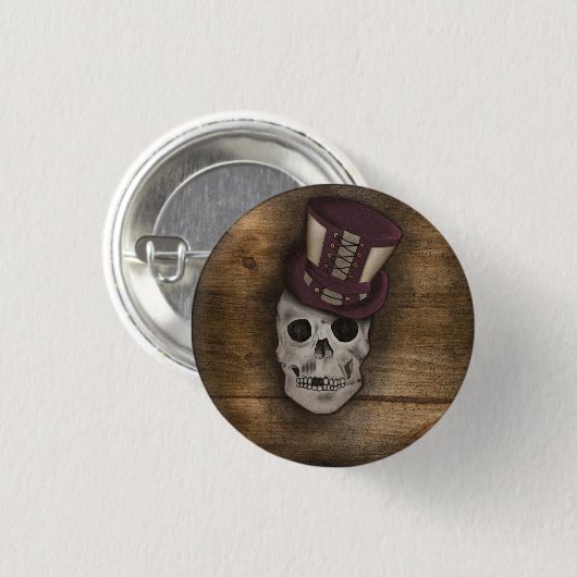 Magnet Steampunk Button (Vorne & Hinten)