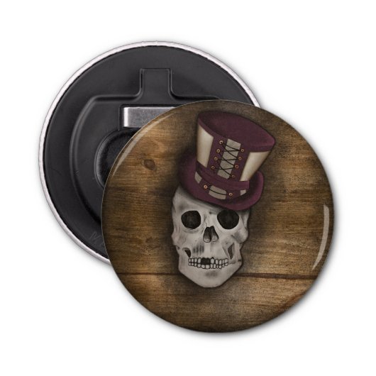 Magnet Steampunk Flaschenöffner (Vorderseite)