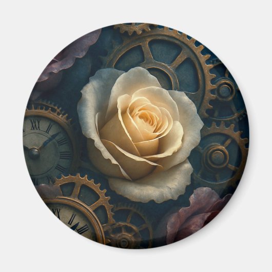 Magnet Steampunk Florale (Vorne)