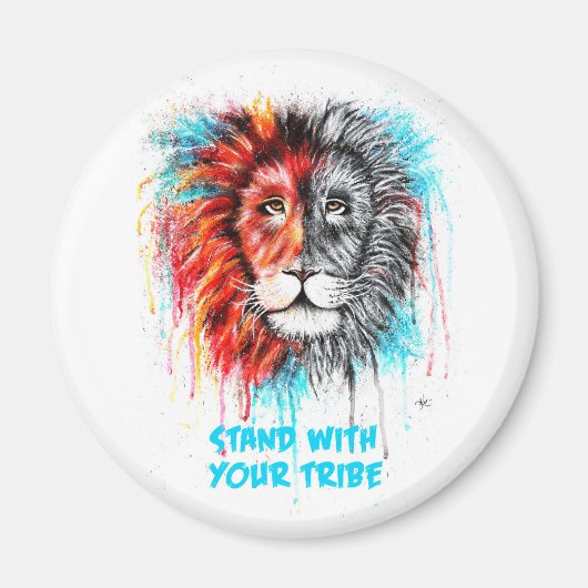 Magnet - Stehe mit deinem Stamm! (Vorne)