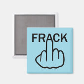 Magnet Stopp Fracking (Vorderseite/Rückseite)