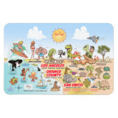 Magnet Südkalifornien (Horizontal)