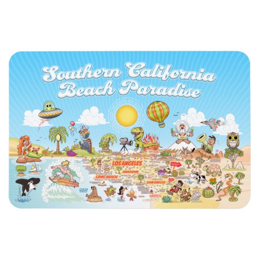 Magnet Südkalifornien (Horizontal)