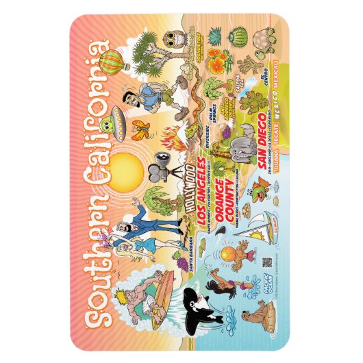 Magnet Südkalifornien (Vertikal)