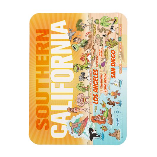Magnet Südkalifornien (Vertikal)