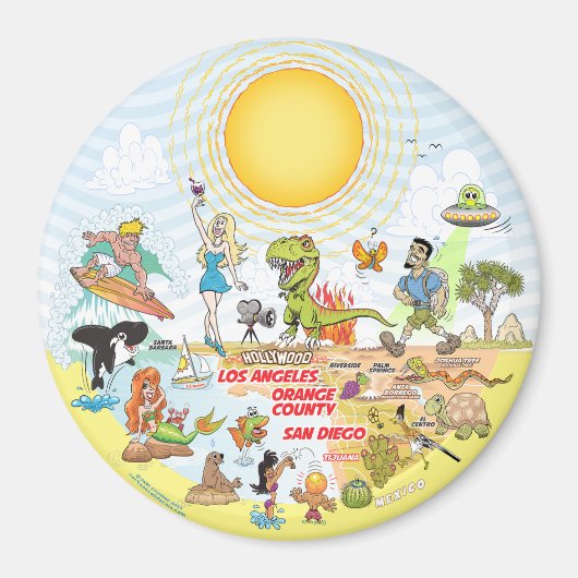 Magnet Südkalifornien (Vorne)