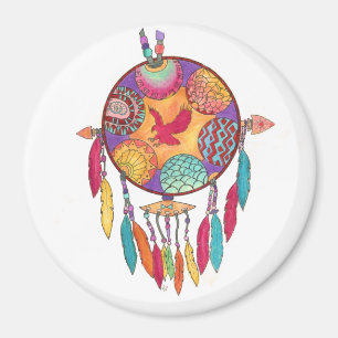 Magnet, südwestliche Ureinwohner-Mandala Magnet