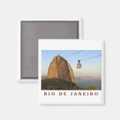 Magnet "Sugarloaf, Rio de Janeiro" (Vorderseite/Rückseite)