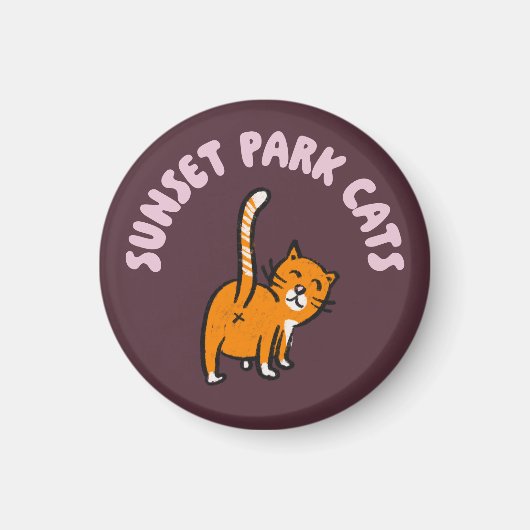 Magnet: Sunset Park Cats (Lil Pete) Magnet (Vorne)