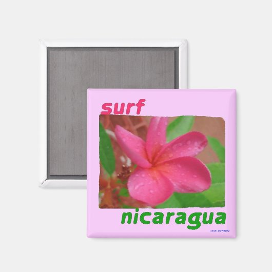 Magnet - Surfnicaragua (Vorderseite/Rückseite)