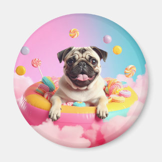 Magnet – Süßer glücklicher Mops 