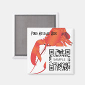 Magnet Template Lobster (Vorderseite/Rückseite)