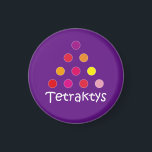 Magnet Tetraktys<br><div class="desc">Das entwirft Haben weist sich Pitágoras zu „der Tetraktys“,  eine dreieckige bestehend aus Figur durch zehn geordnete Punkte in vier Reihen. Es war ein Symbol der speziellen Bedeutung für Pitagóricos,  die in seinem Namen vereidigten</div>