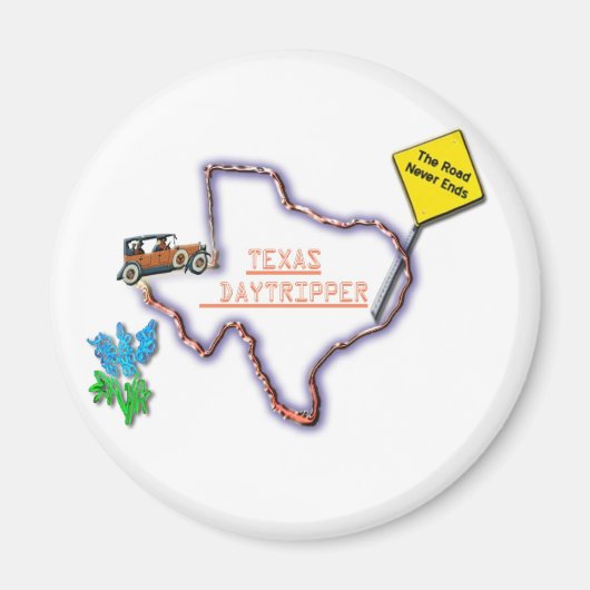 Magnet-Texas-Daytripper-Logo Magnet (Vorne)