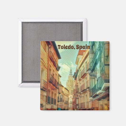 Magnet Toledo Spanien (Vorderseite/Rückseite)