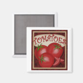 Magnet-Tomaten Magnet (Vorderseite/Rückseite)