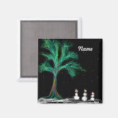 Magnet Tree + Smowmen (Vorderseite/Rückseite)