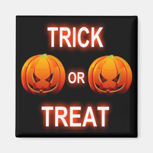 Magnet Trick oder Treat Pumpkins (Vorne)