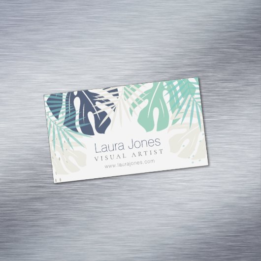 MAGNET Tropischer Dschungel Blätter Vector Illustr (Beispiel)