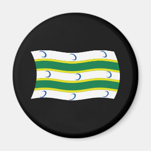 Magnet Turkmenische Flagge