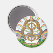 MAGNET Vajra (Tib. Dorje) (Vorderseite/Rückseite)