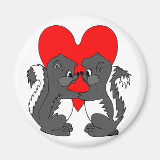 Magnet-Valentine-Liebe Skunks Magnet