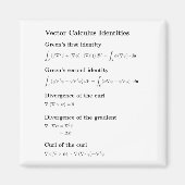 Magnet: Vektorkalkulationsidentitäten Magnet (Vorne)