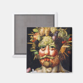 Magnet: Vertumnus (Portrait von Rudolf II.) Magnet (Vorderseite/Rückseite)