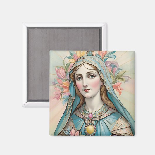 Magnet Vierge Marie (Vorderseite/Rückseite)