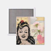 Magnet Vintag (Vorderseite/Rückseite)